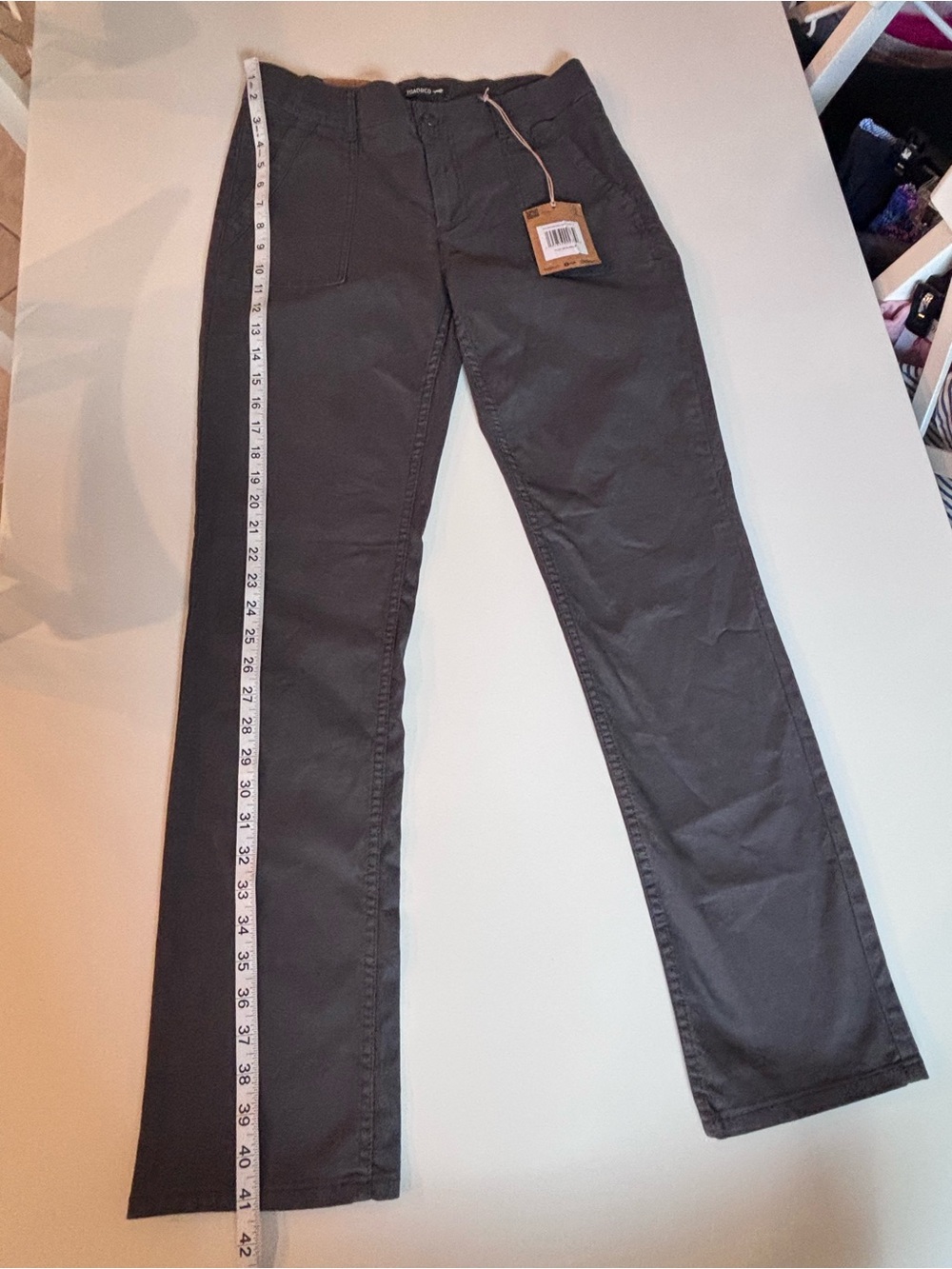 Toad&Co Gray Earthworks Pants, Women’s Size 8 - Picture 7 of 15